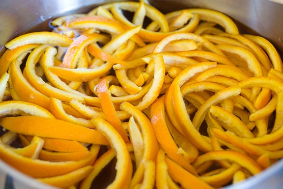 candied orange peels recipe – use real butter