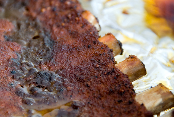 slow-oven ribs recipe – use real butter