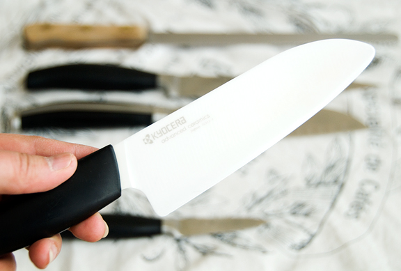 Kyocera Black Ceramic Santoku Knife - Whisk