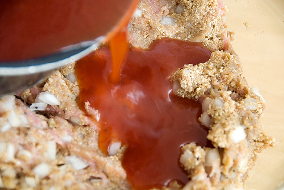 Meatloaf Made With Heinz Chili Sauce